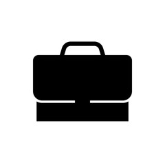 briefcase flat vector icon