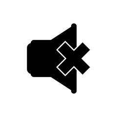 mouthpiece flat vector icon