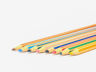 photographs of colored pencils