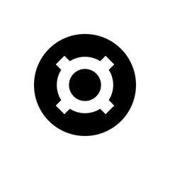 generic currency symbol flat vector icon