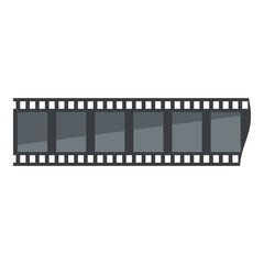 Film icon. Flat illustration of film vector icon for web design