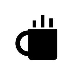 hot tea flat vector icon