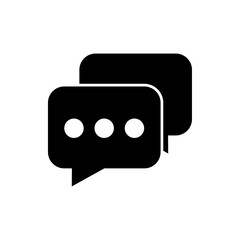 chat flat vector icon