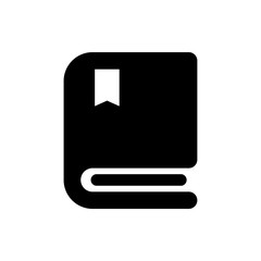 reference book flat vector icon