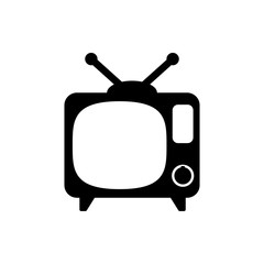 televisor flat vector icon