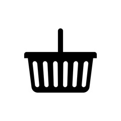  basket flat vector icon