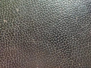 The pattern of the black leather plan  