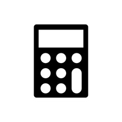calculator flat vector icon