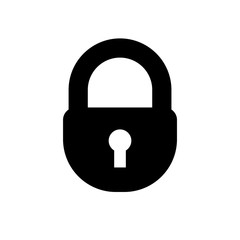 lock flat vector icon