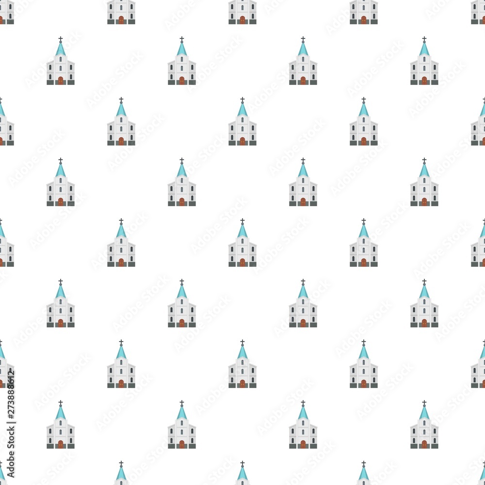 Poster kirche pattern seamless vector repeat for any web design