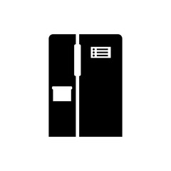 refrigerator flat vector icon