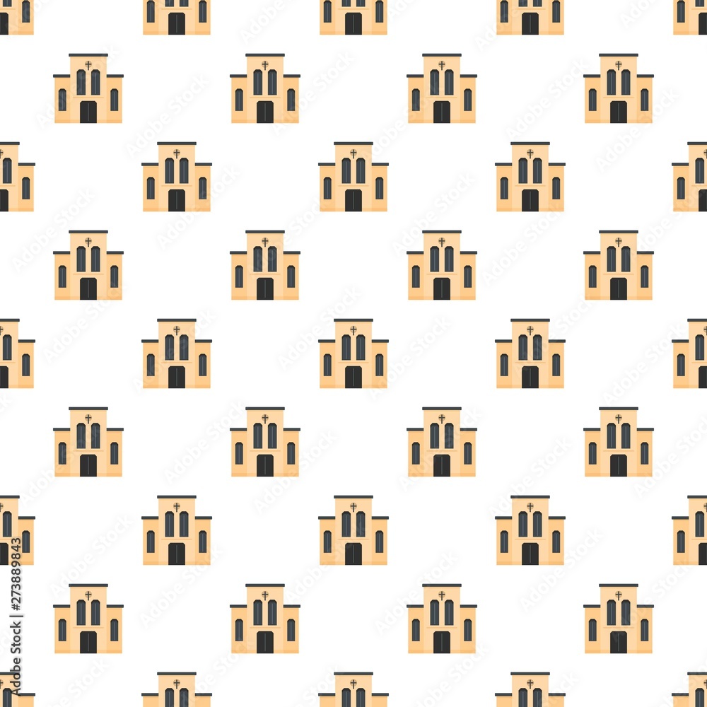 Poster church with cross pattern seamless vector repeat for any web design