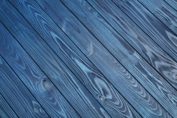 Obraz premium Blue wooden texture background