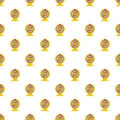 Lucky wheel pattern seamless vector repeat for any web design