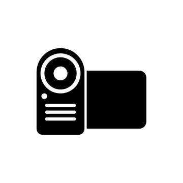 camera-recorder flat vector icon