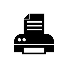 printer flat vector icon