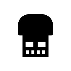 USB flash drive flat vector icon