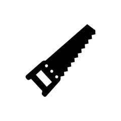 saw flat vector icon