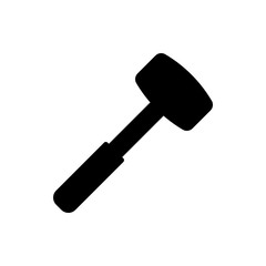 sledgehammer flat vector icon