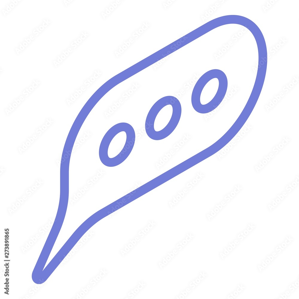 Poster chat icon. isometric of chat vector icon for web design isolated on white background