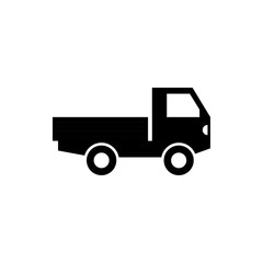 open van flat vector icon