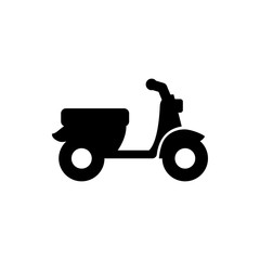 scooter flat vector icon