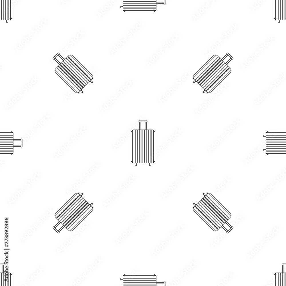 Poster travel bag pattern seamless vector repeat geometric for any web design