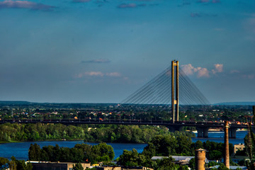 southern bridge in kyiv city