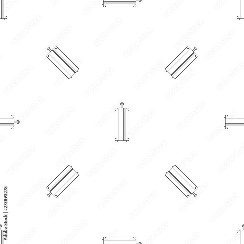 Aufkleber side travel bag pattern seamless vector repeat geometric for any web design