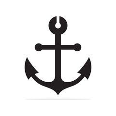 anchor icon. Vector concept illustration for design.