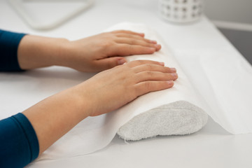 Obraz na płótnie Canvas Hand spa beauty treatment.