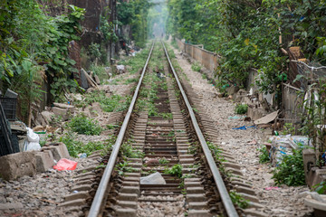 Fototapeta premium Vietnam Hanoi railway