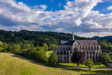 The Altenberg Cathedral from a bird's eye view