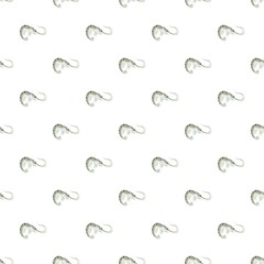 Tiger shrimp pattern seamless vector repeat for any web design