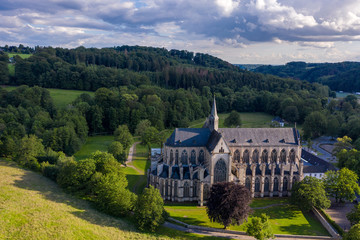 The Altenberg Cathedral from a bird's eye view