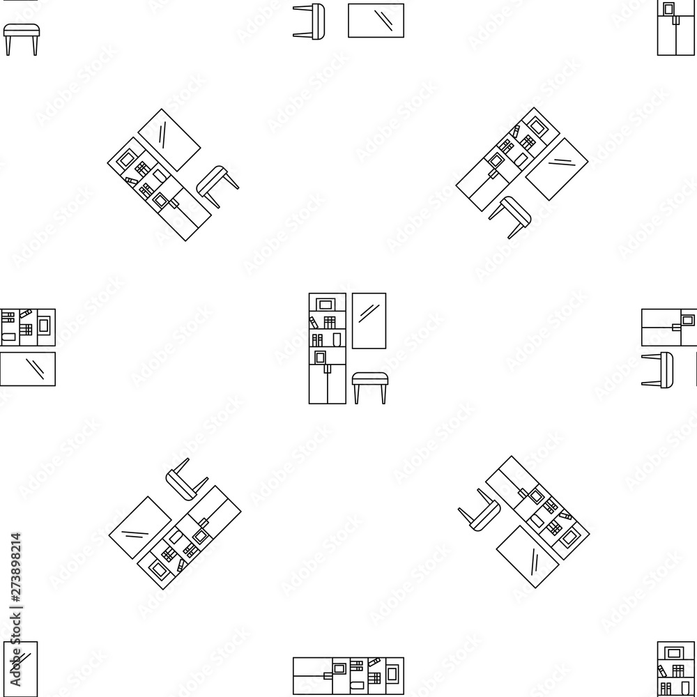 Poster read room pattern seamless vector repeat geometric for any web design