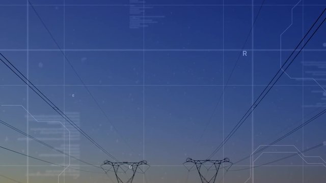 Program codes and power line towers