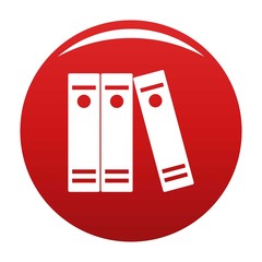 Book lawyer icon. Simple illustration of book lawyer vector icon for any design red
