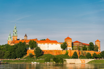 Fototapeta premium Wawel castle in Krakow, Poland, Europe.