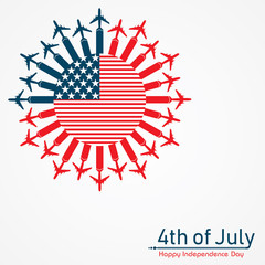 Happy Independence Day of United States 4th July