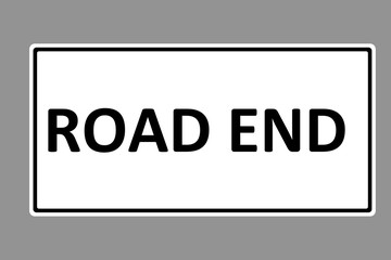 Blank traffic signs from illustrations