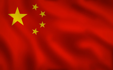 Chinese Flag Image Full Frame