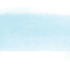 Light blue watercolor texture background, hand painted vector illustration.