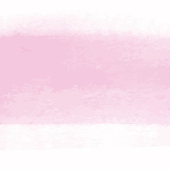 Pink watercolor texture background, hand painted vector illustration.