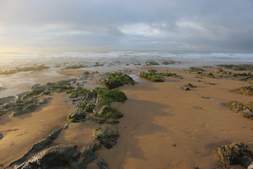 Anse de Chaillé près des Sables d'Olonne un soir d'hiver