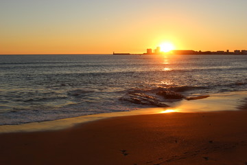 Coucher de soleil sur le prieuré St Nicolas