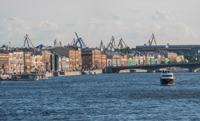 Fototapeta premium river canals of St. Petersburg.