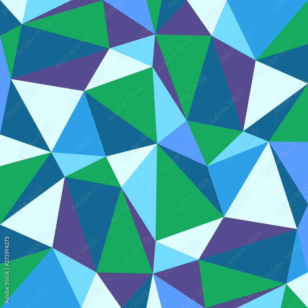 Poster abstract background with colorful triangless