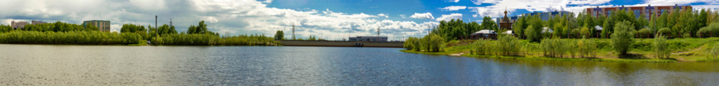 Panorama of the Saima River