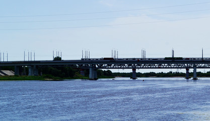 Obraz premium bridge over the river